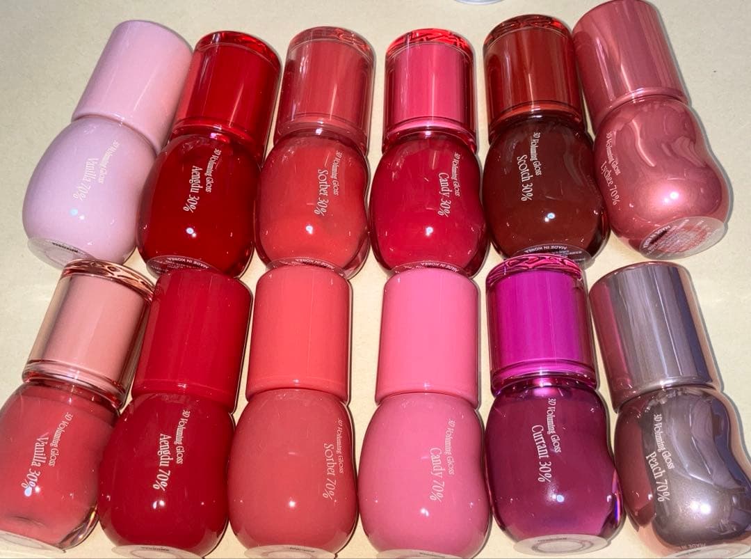 fwee フィー　3Dボリューミンググロス　バニラ　カラント　キャンディ