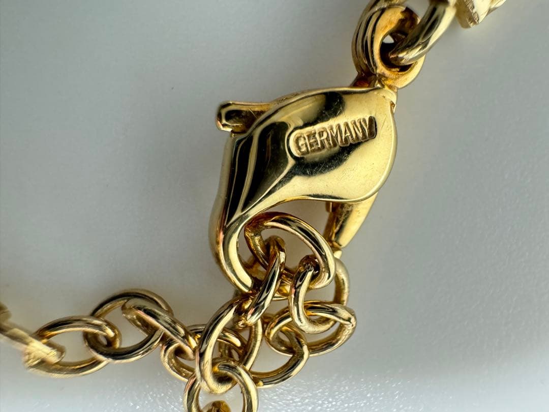 Christian Dior ネックレス ネックレス ラインストーン ゴールド