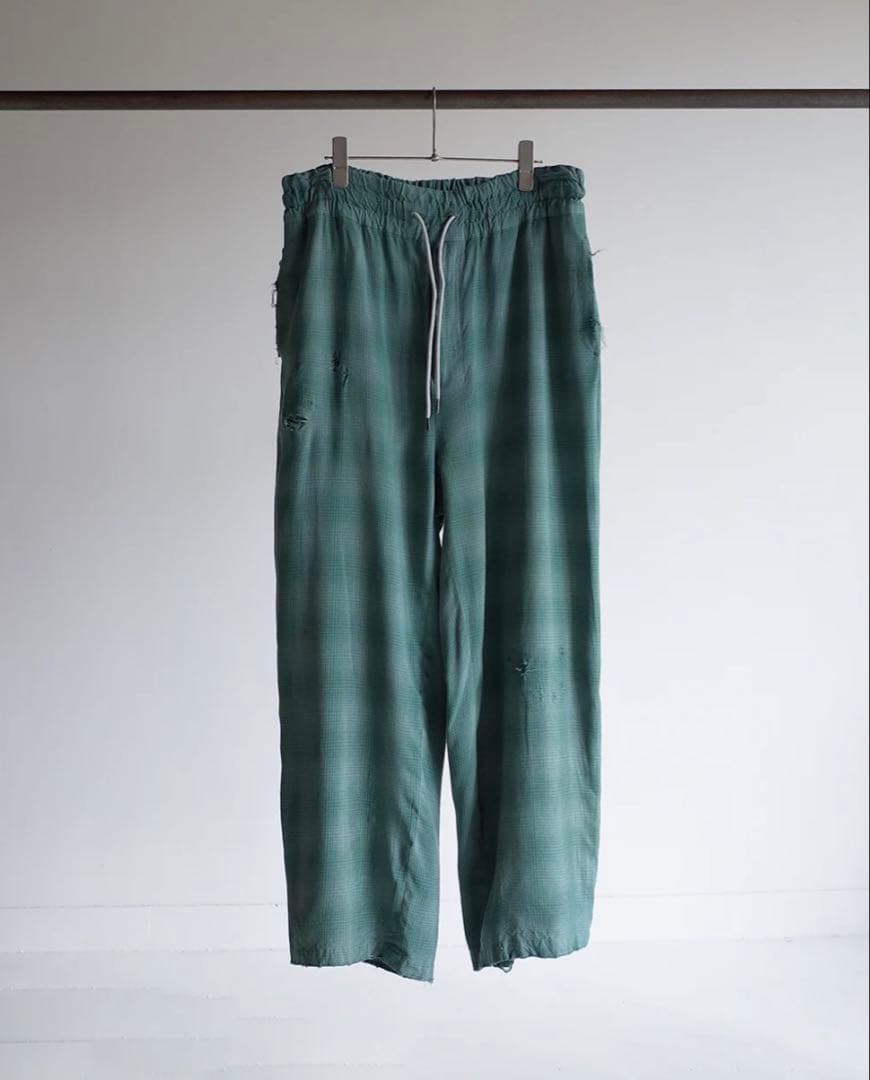 パンツ ancellm RAYON EASY SLACKS
