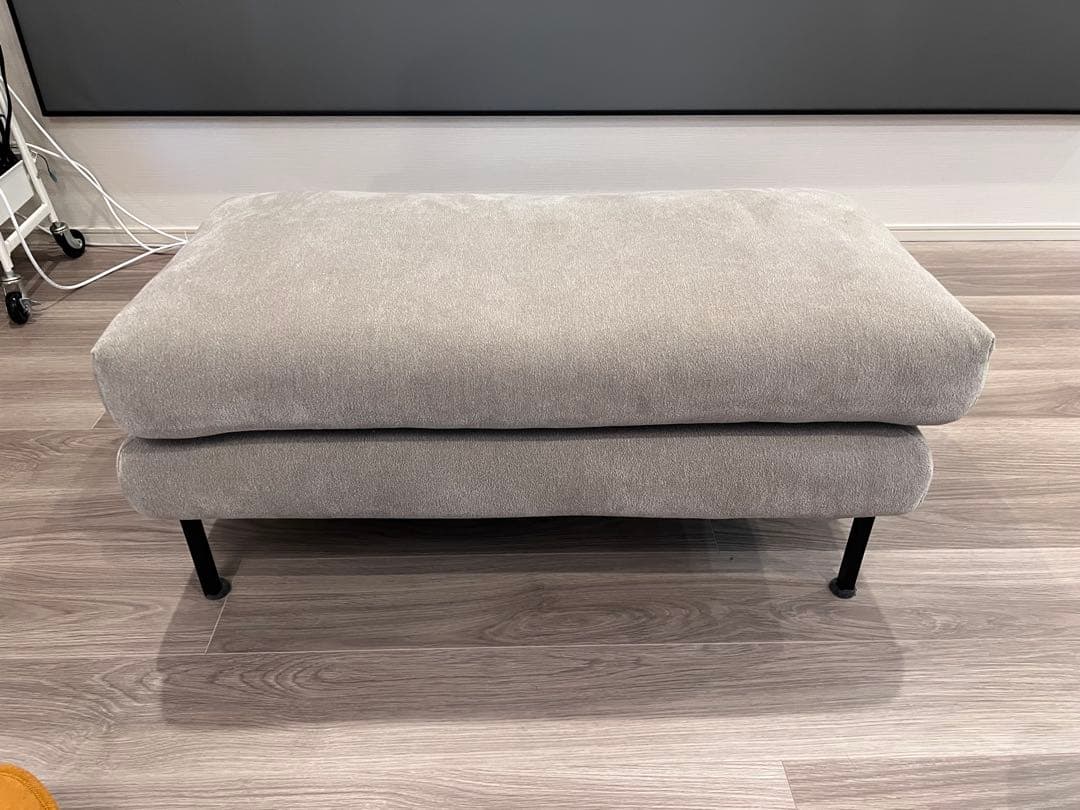 ACTUS アクタス ソファ オットマン グレー（同素材ソファ別売あり）