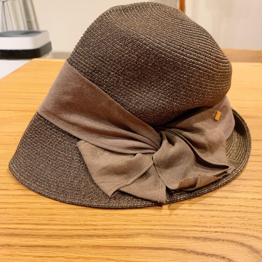 カシラ　ca4la 麦わら帽子　ブラウン