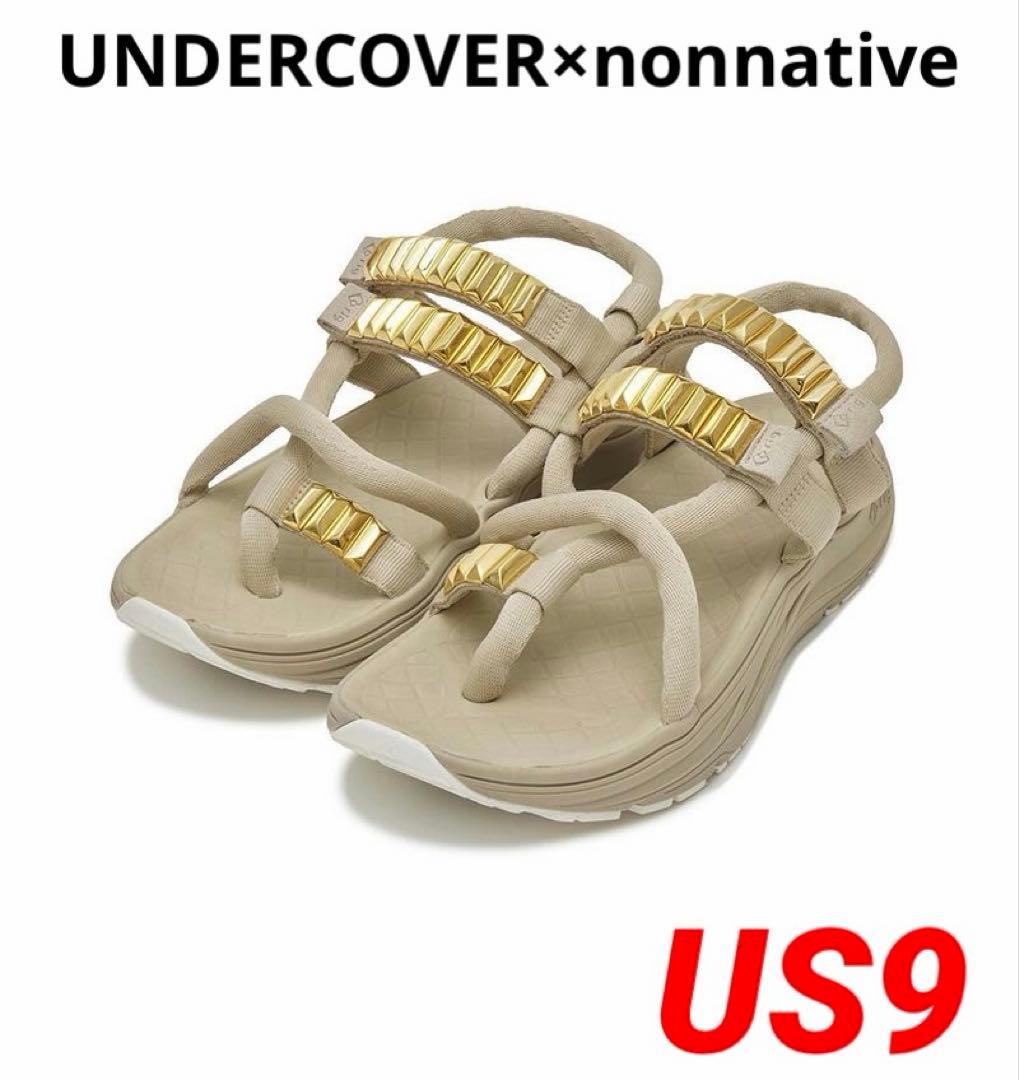 専用UNDERCOVER×nonnative スタッズサンダル ベージュ