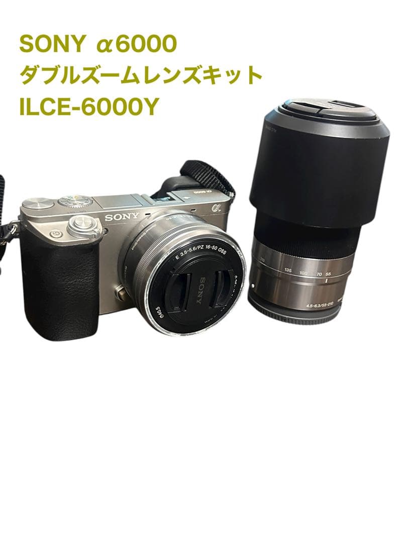 【極美品】SONY α6000 ダブルズームレンズキット ILCE-6000Y