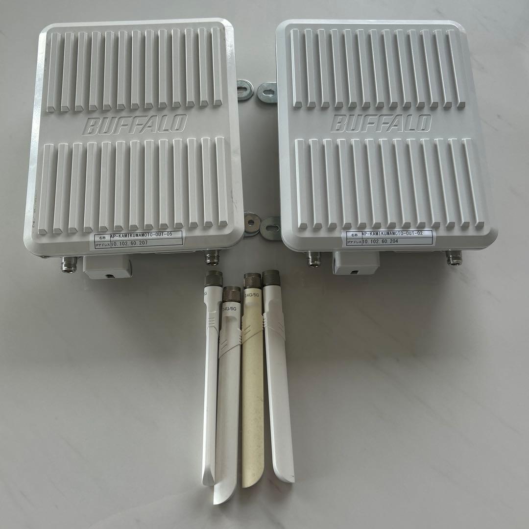 WAPM-1266WDPR 無線LANアクセスポイント　BUFFALO 2つ