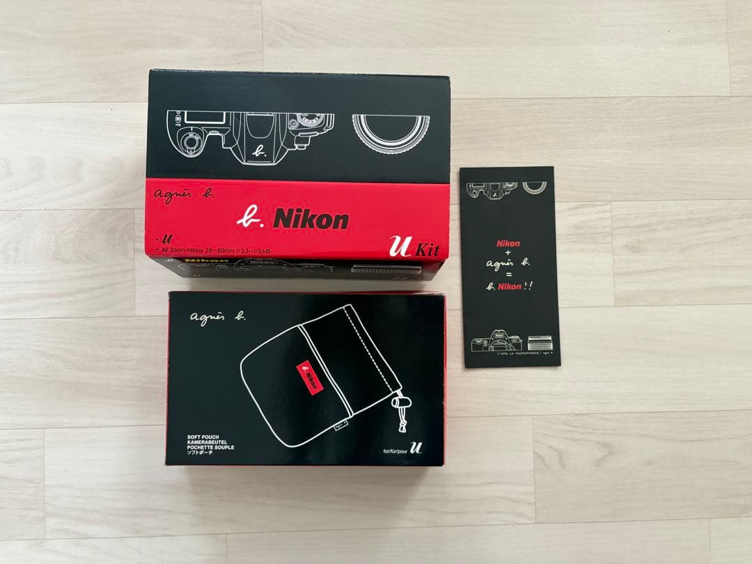 b.Nikon！！ フィルム一眼レフカメラ　ニコンU　アニエスベー/agnesb