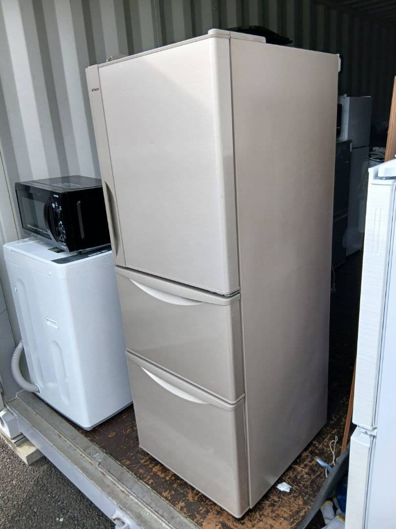 全国送料無料　美品　日立　3ドア　ノンフロン冷凍冷蔵庫