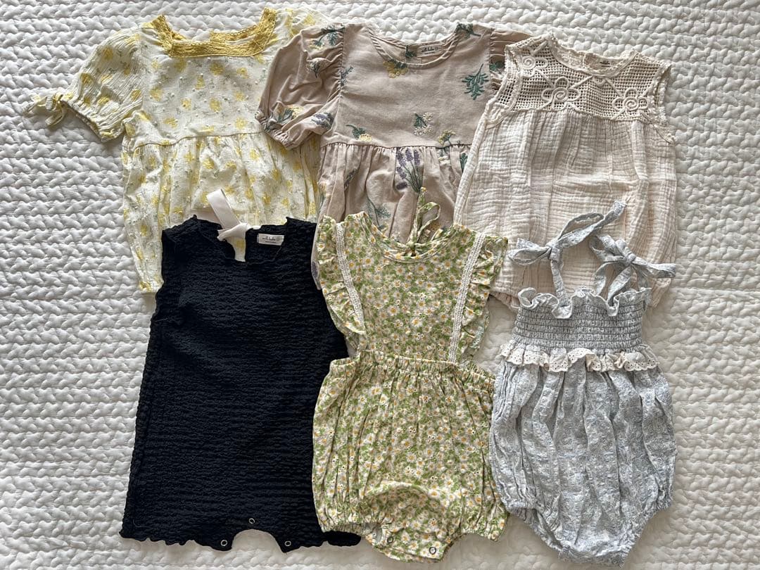 milk balm ロンパース　６着セット　2024SS 半袖　韓国　子供服