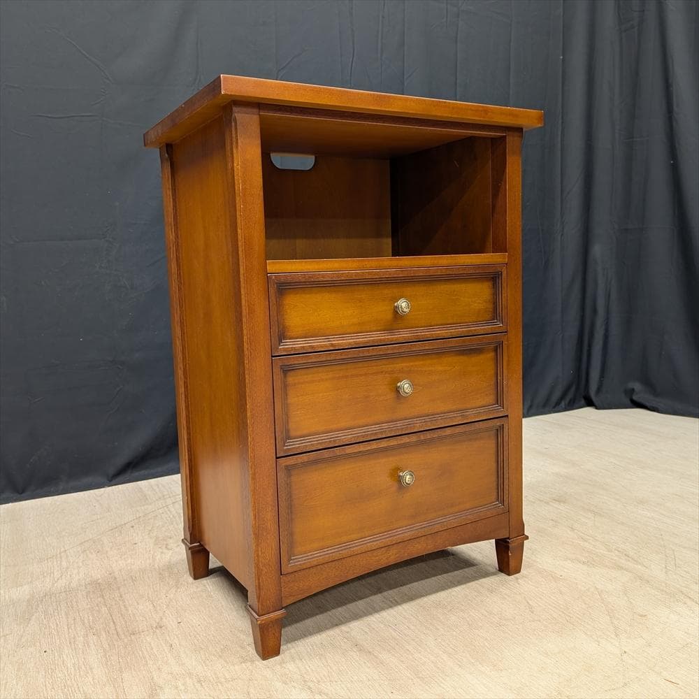 サイドチェスト　ドロワー　タンス　チェスト　花台　電話台　飾り台　ベットサイド