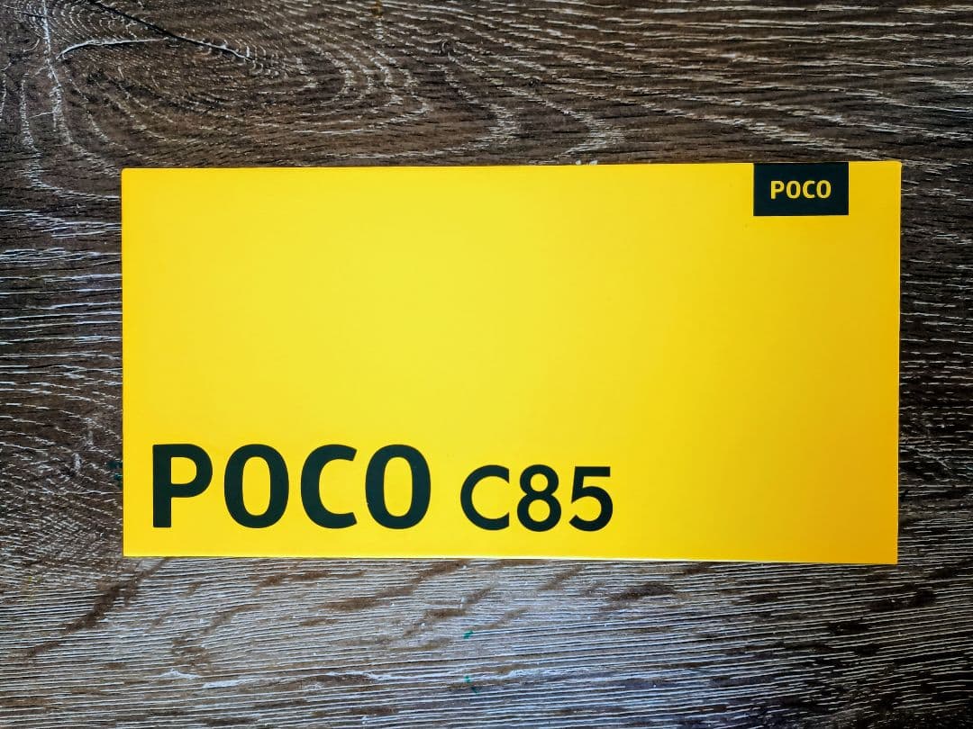 POCO C85 ブラック 6GB RAM 128GB ROM