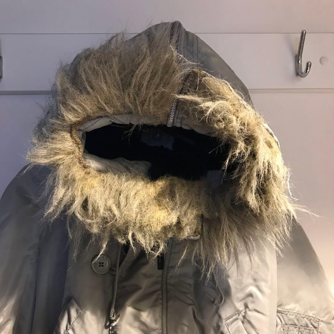 【USA製】ALPHA アルファ N-2B シルバー サイズM