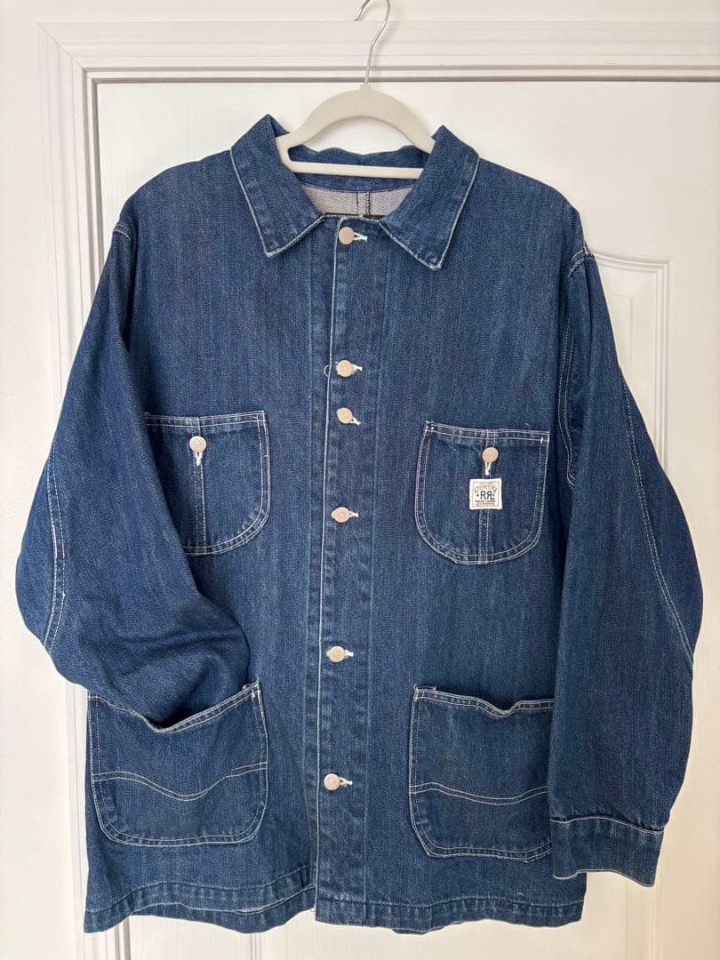 RRL 三つ星　デニムジャケット　カバーオール　90s
