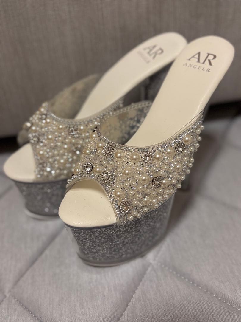 Ange-R ビジュー装飾プラットフォームミュール