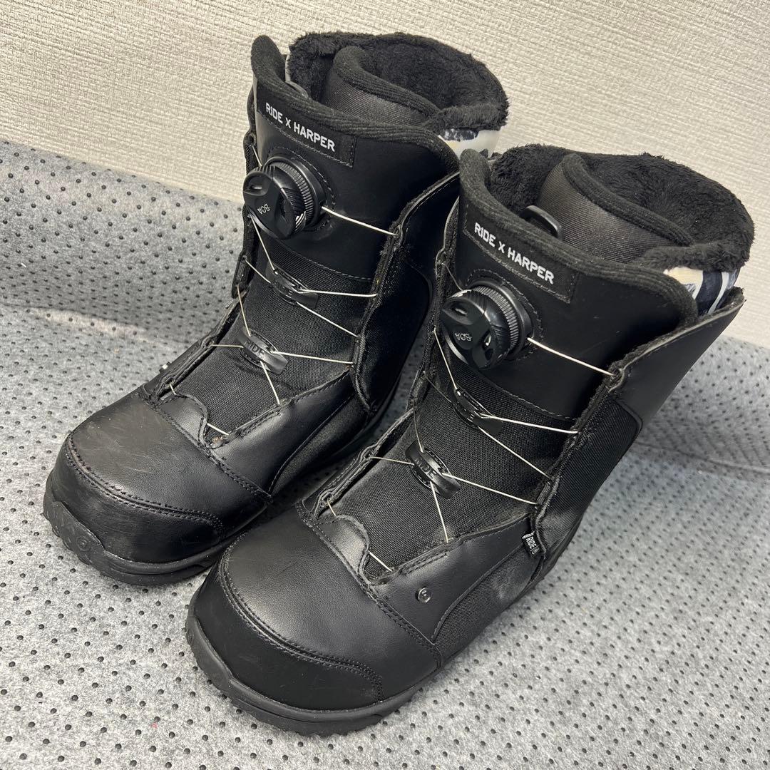 5回使用 23.5cm RIDE×HARPER BOA スノーボードブーツ