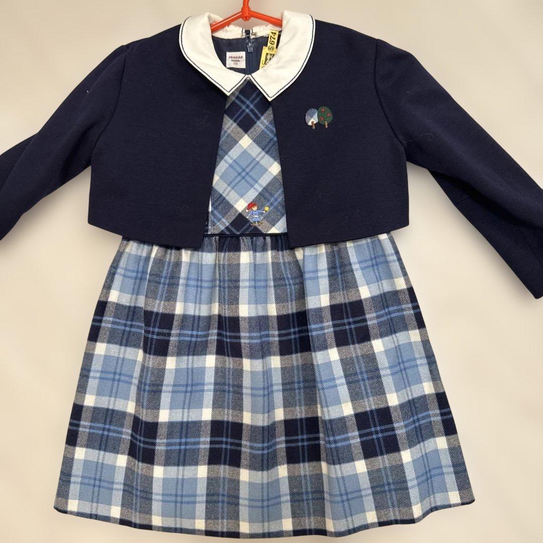 ファミリア☆女の子フォーマル 2点セット☆110