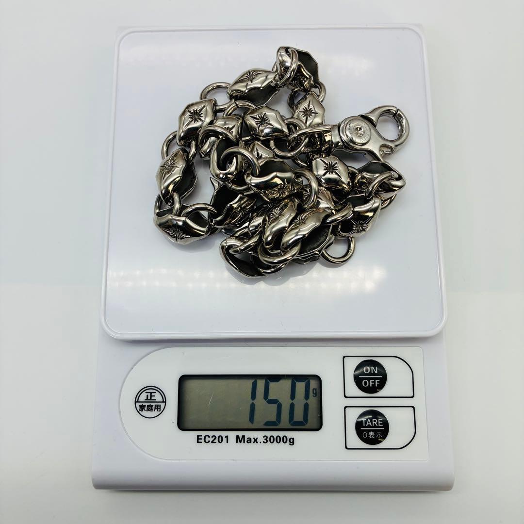 SAAD サード ウォレットチェーン 太陽神 ロゴ シルバー y2k