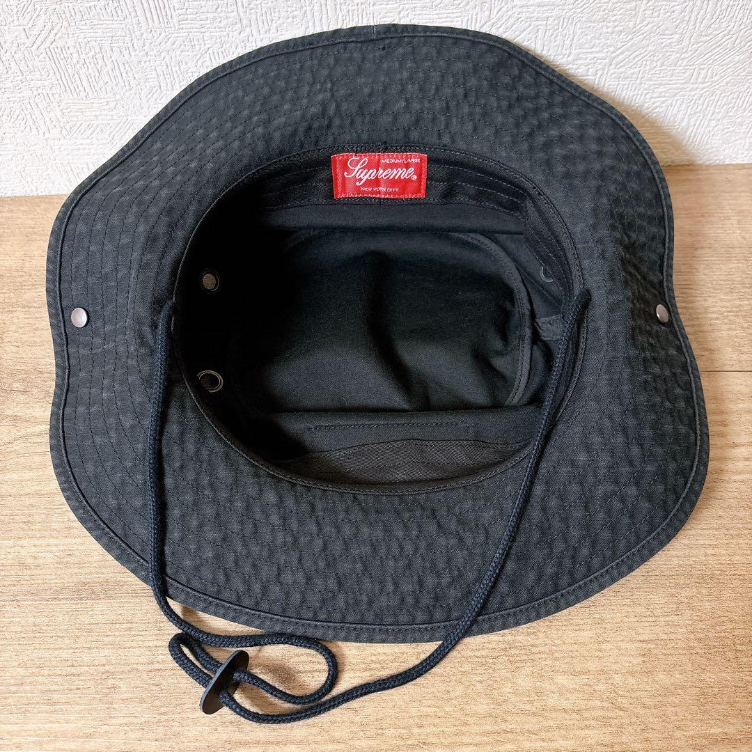 正規品　Supreme Military Boonie ハット　ブラック　黒