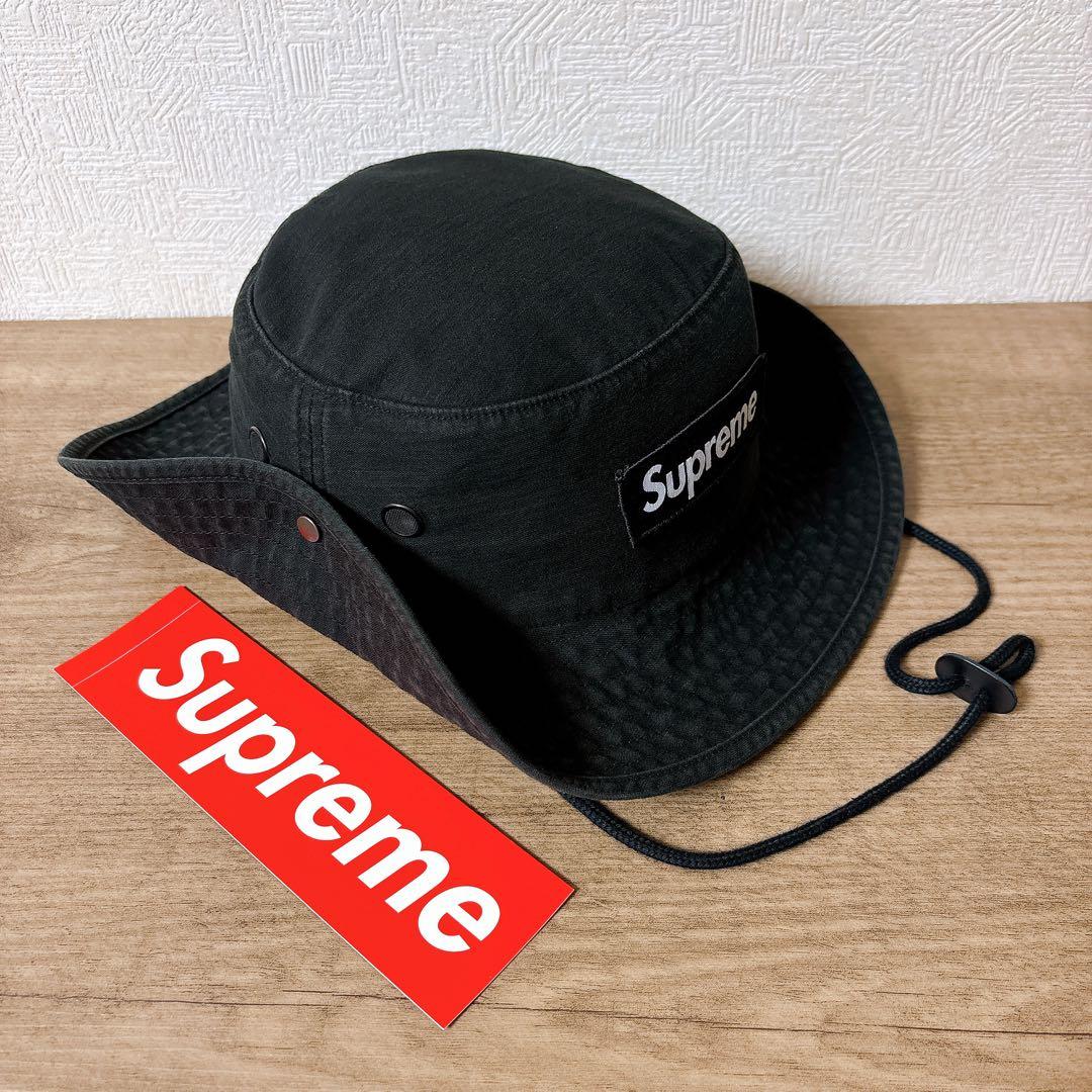 正規品　Supreme Military Boonie ハット　ブラック　黒