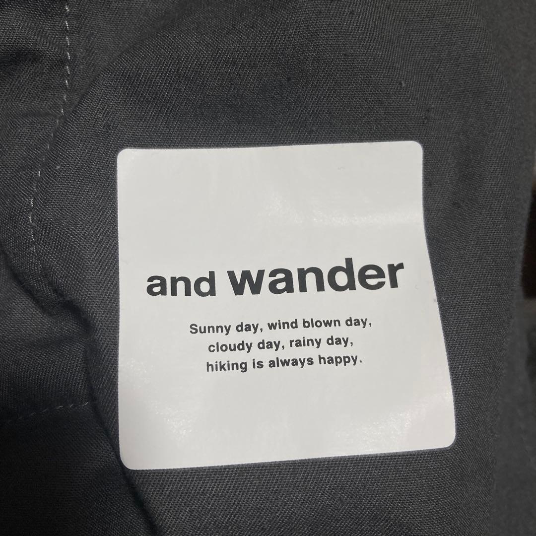 and wander wool twill tapered pants Mサイズ