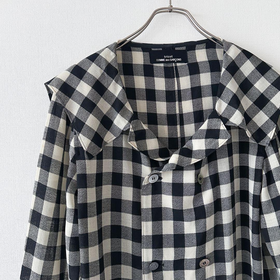 トリココムデギャルソン /ギンガムチェック ジャケット AD1991