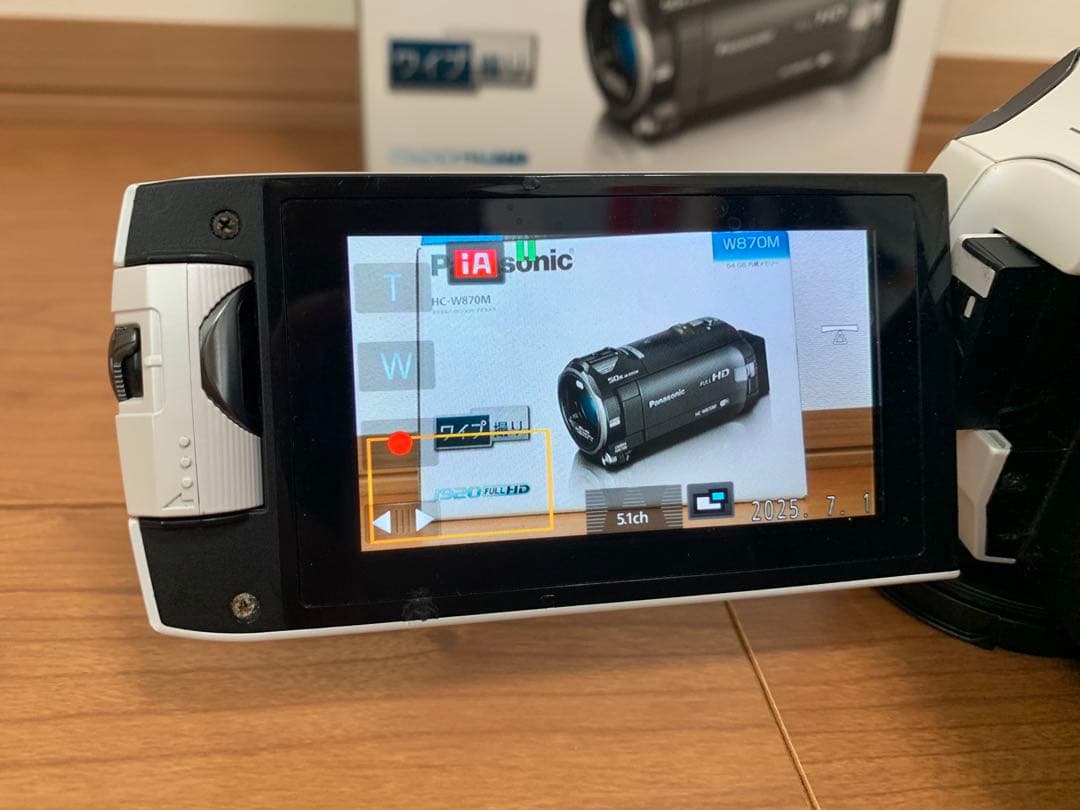 ジャンク Panasonic ハイビジョンビデオカメラ HC-W870M