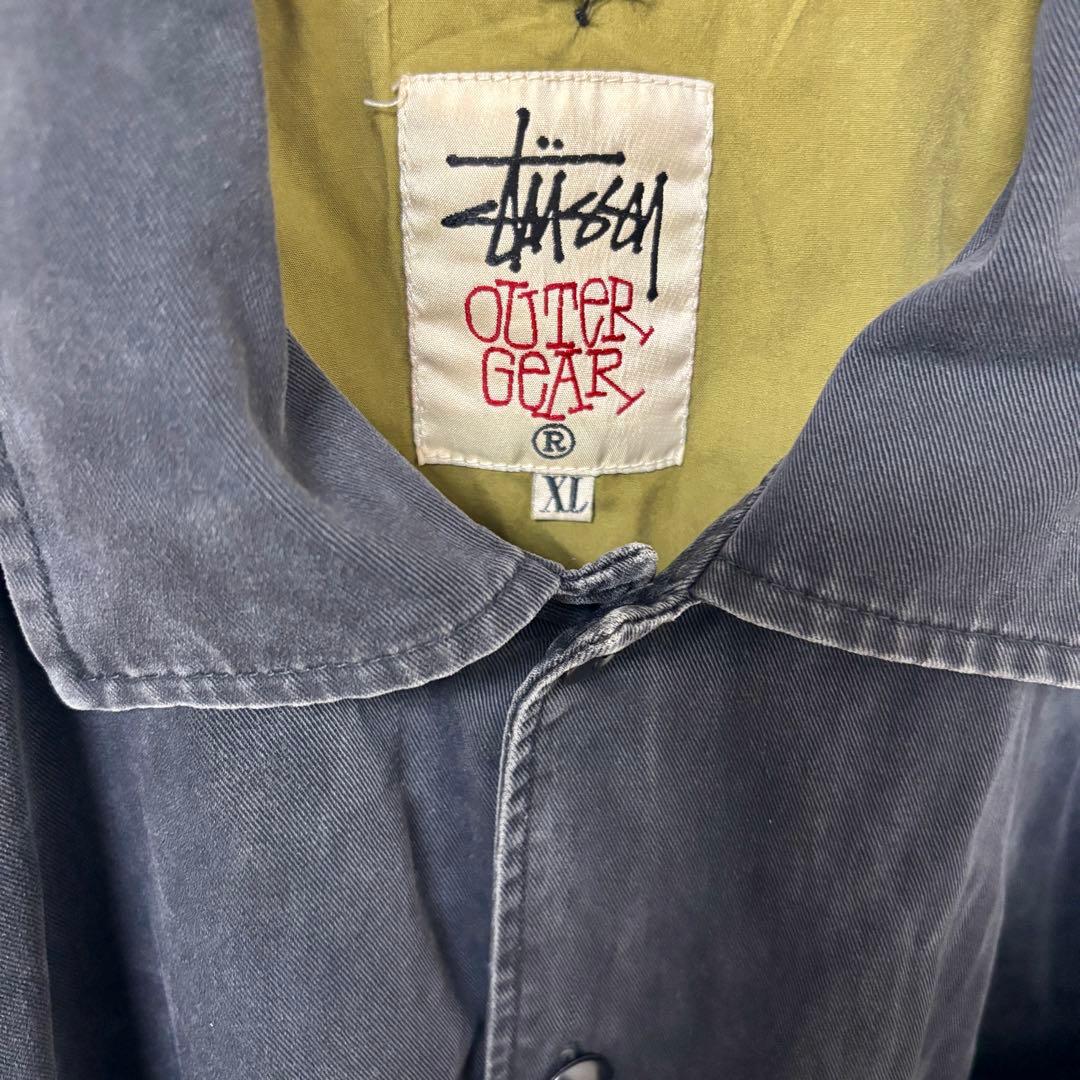 90s old stussy Outer gear カバーオール　白タグ