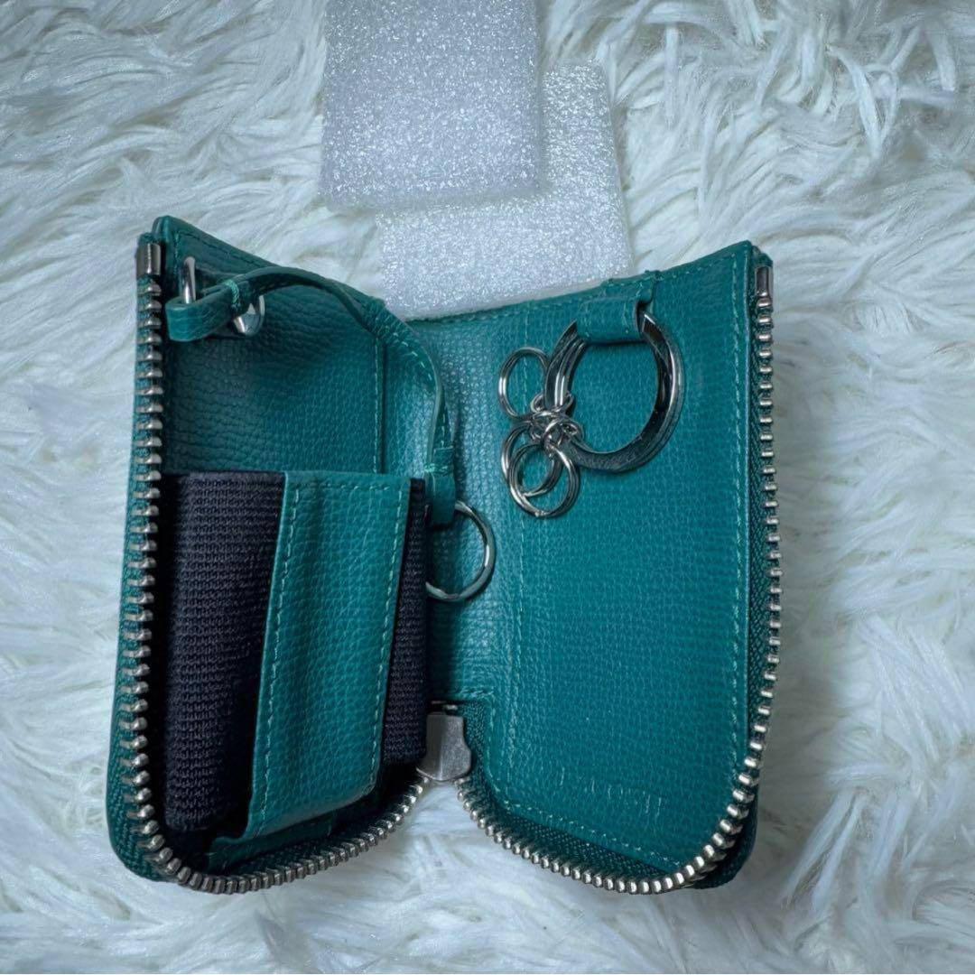 ☆ 【新品・未使用】ラコステ デイリークロコ Lファスナースマートキーケース