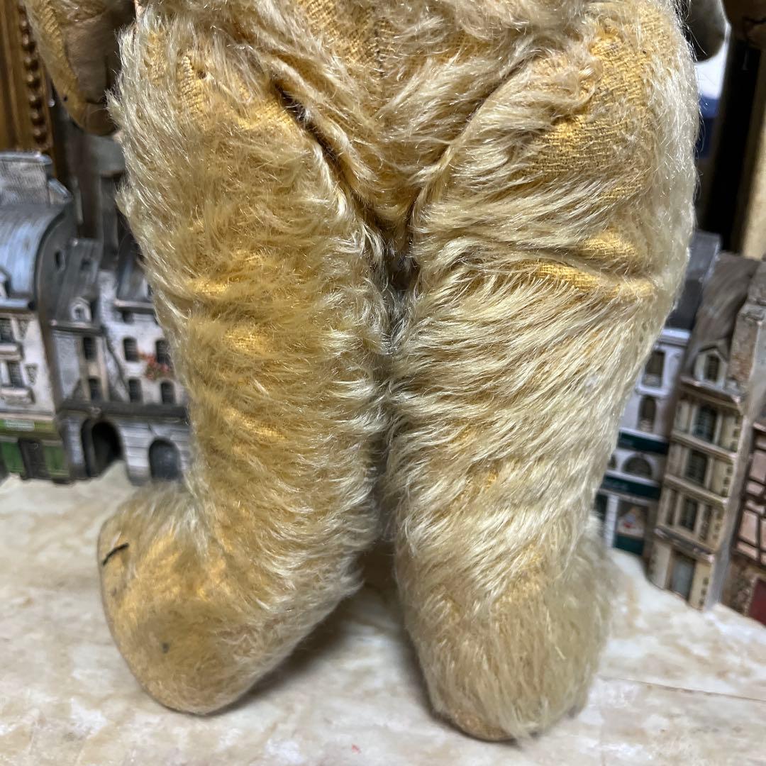 ちっち　アンティーク　メリーソートテディベア　希少ボタン付き