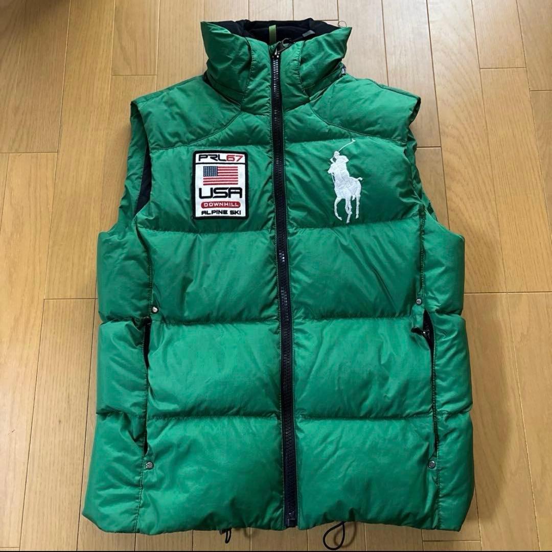 Polo Ralph Lauren グリーンダウンベスト