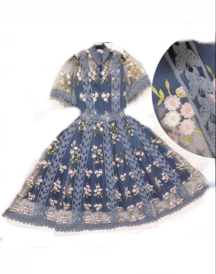 極美品　希少 エムズグレイシー　ワンピース　公式販売 セレクトブランド　レース