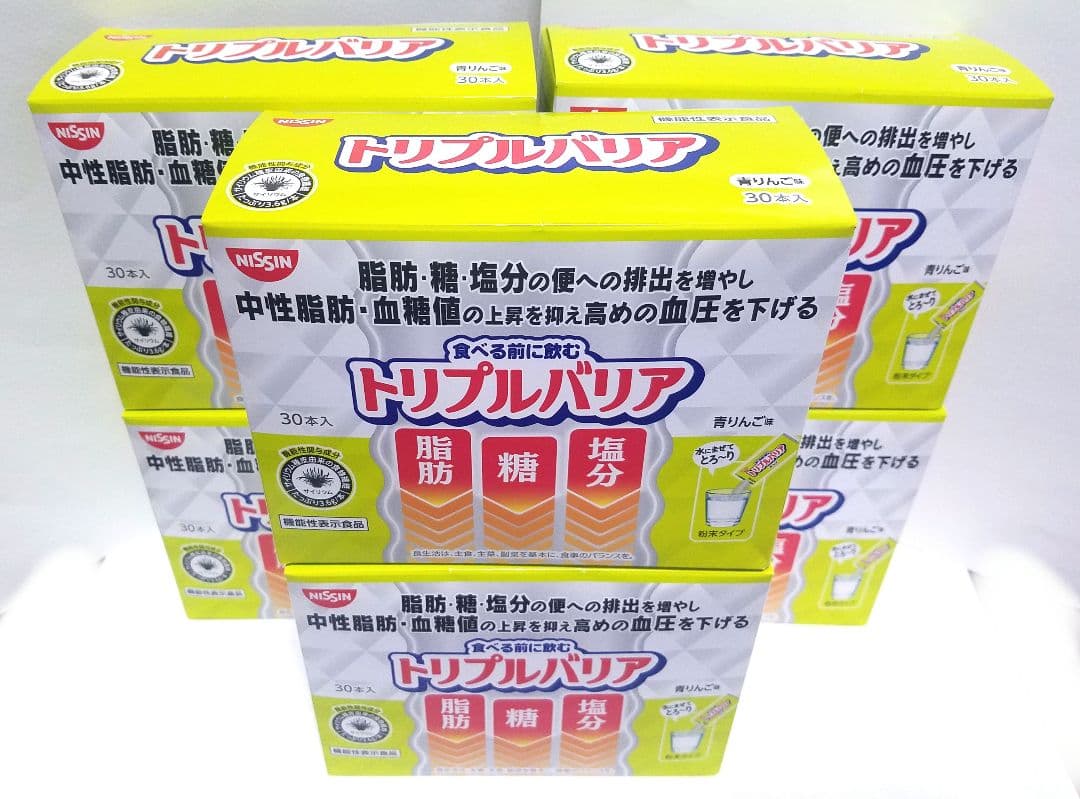 最安値　人気商品　トリプルバリア 30包入り 青りんご　6箱