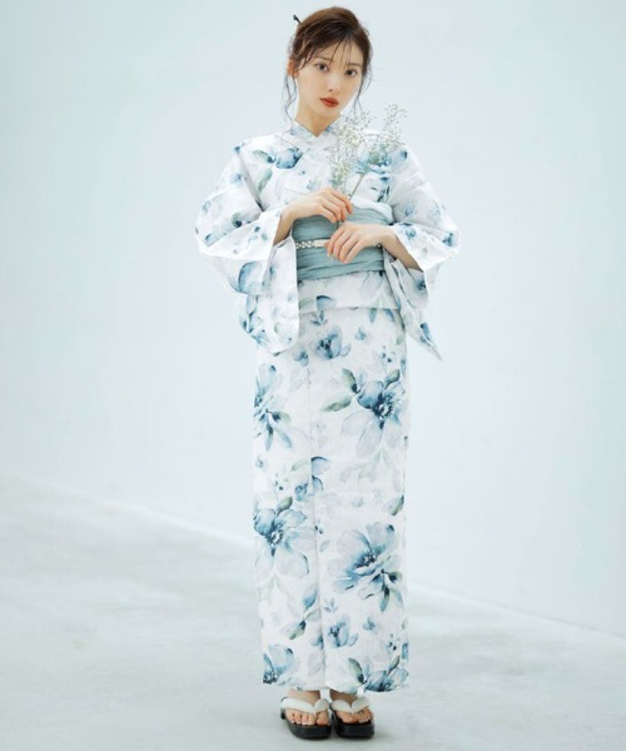 DITA 《涼風の燦々しらべ》 1人で着られる浴衣5点セット