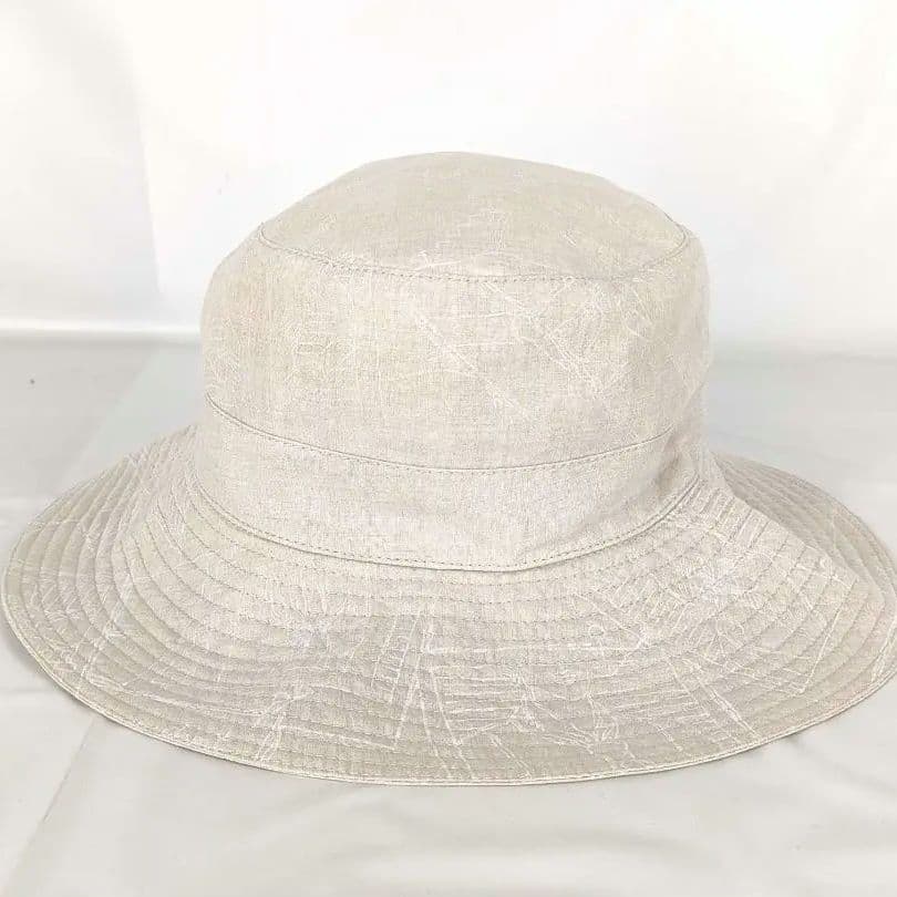 HERMES MOTSCH エルメス 麻100% ハット 59 仏製 1045