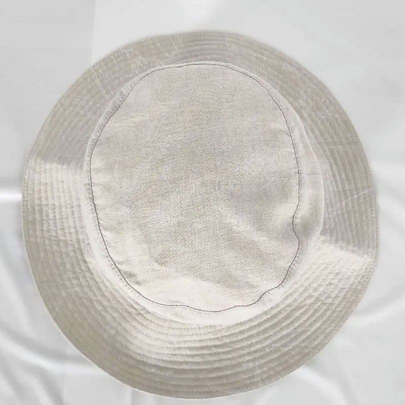 HERMES MOTSCH エルメス 麻100% ハット 59 仏製 1045