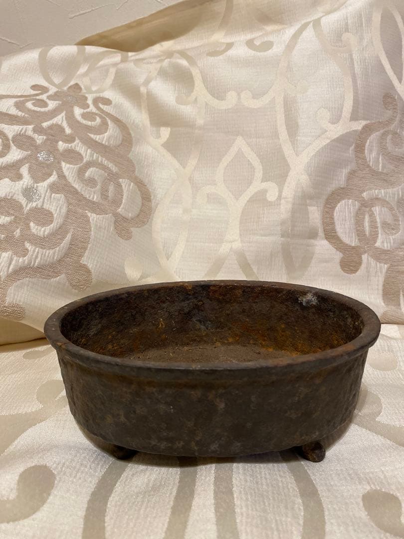 古銅四足香炉　時代物　蔵出し