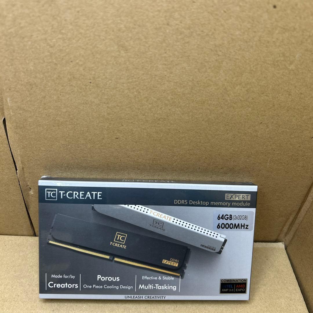 T-CREATE DDR5 6400MHz 32GB*2 デスクトップメモリ
