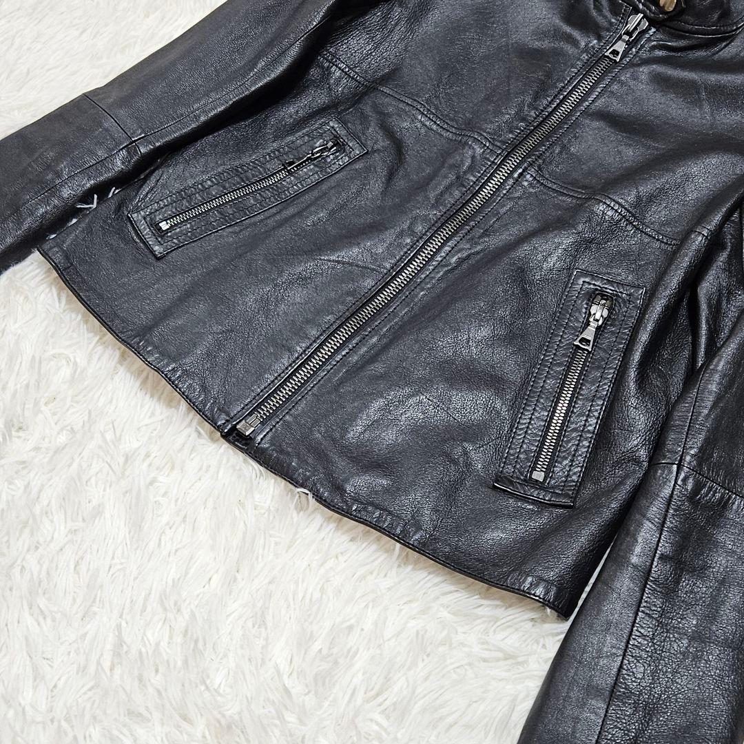 セオリー　ライダースジャケット　シングル　ラムレザー　BAVEWICK.L　S