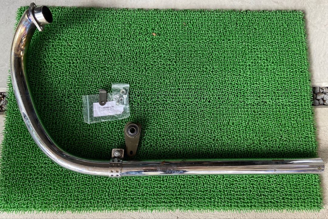 MOTOT ROCK　SR400/500用オールドスタイル手曲げマフラークローム