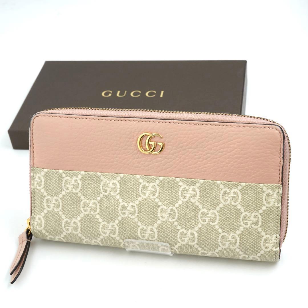 ✨未使用展示品✨　GUCCI 長財布　マーモント　インターロッキング　GGロゴ