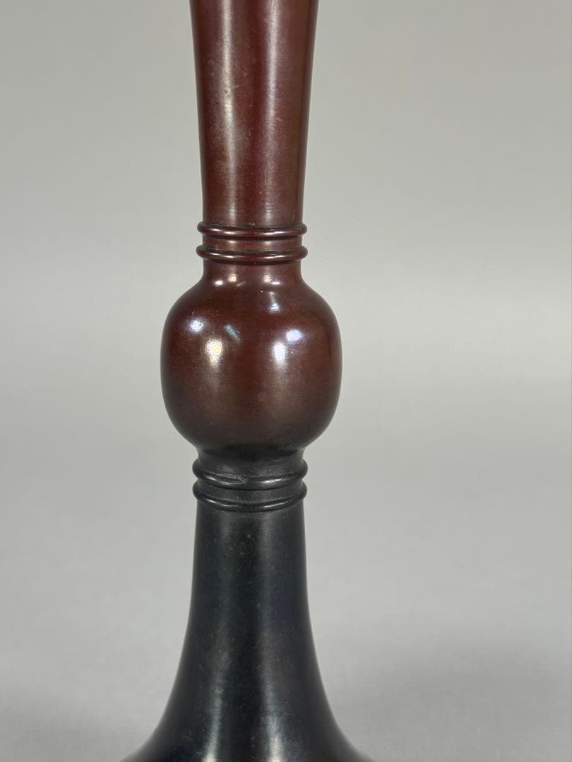 いけばな　池坊 古流　小原流　唐銅花瓶　高さ25cm 銅花器　花瓶　華道具