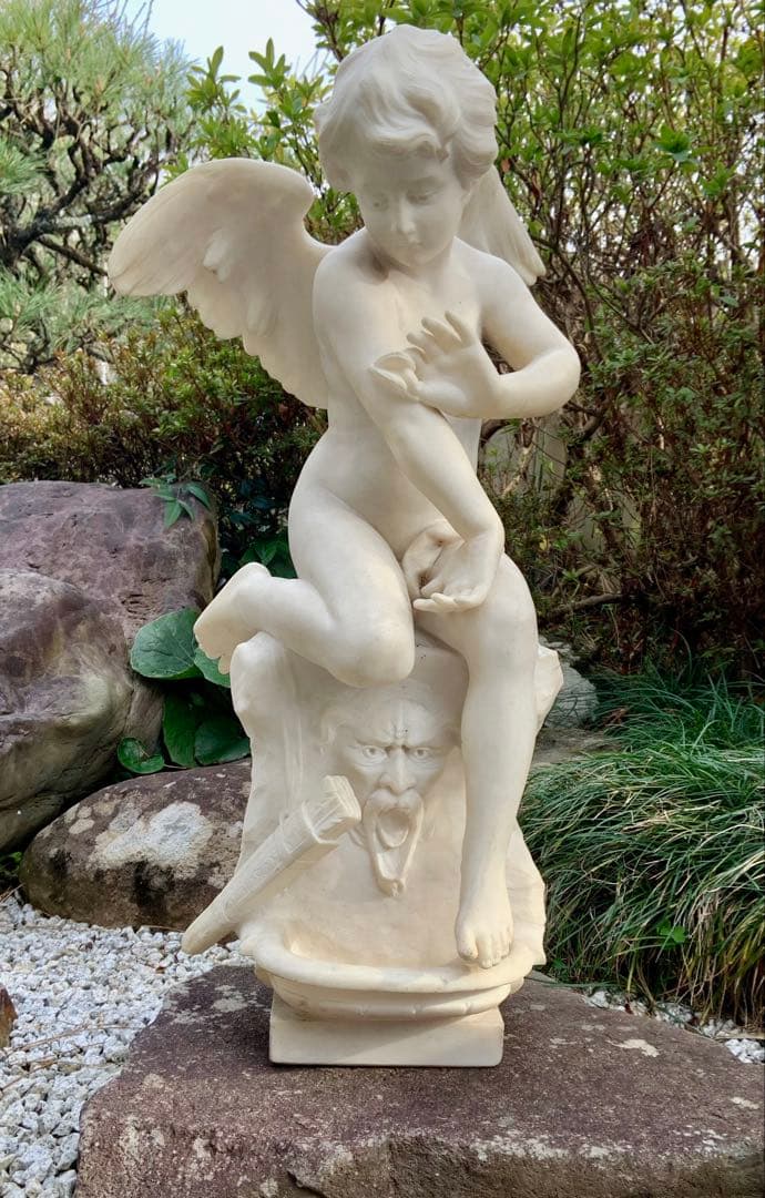 J*C様 Clement-Léopold Steiner 大理石彫刻 キューピッ