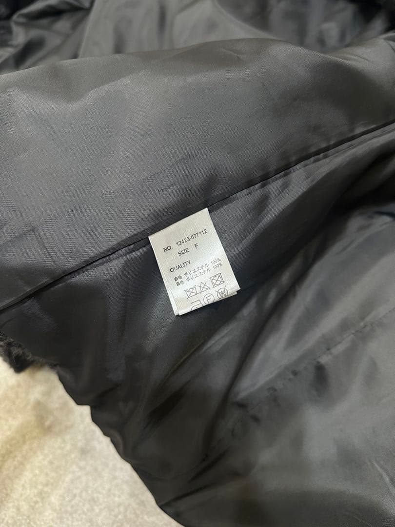 ジャケット・アウター ACLENT Loose shaggy double jacket