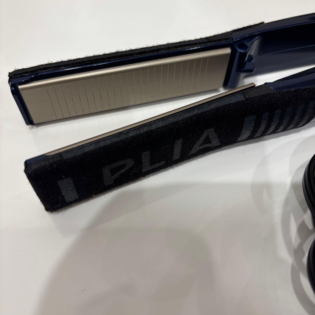 PLIA ストレートヘアアイロン 青