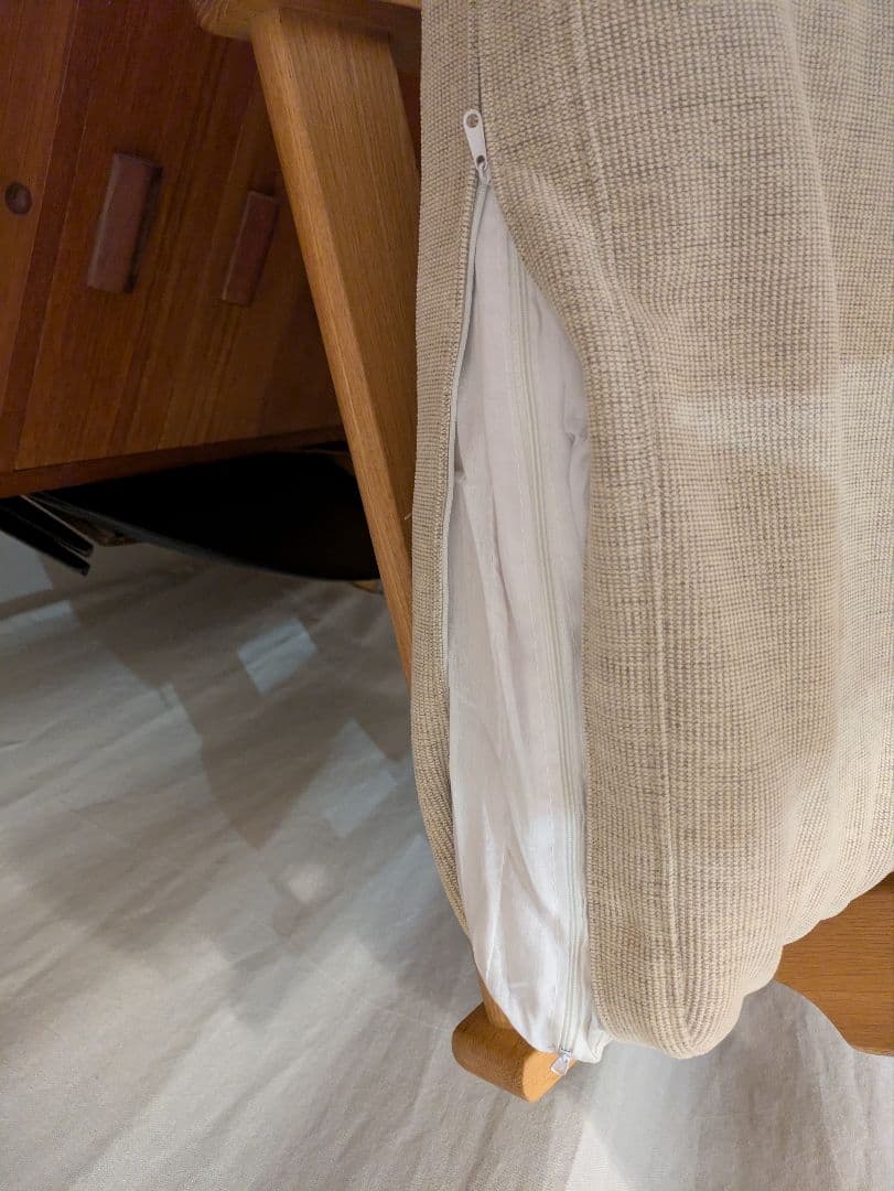 北欧風ラウンジチェア　無垢材オイル仕上げ