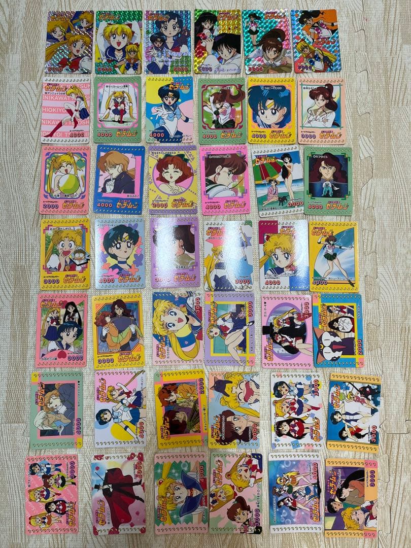 当時物レア　セーラームーン　カードダス　アマダ　パート2 セミコンプ　49-90