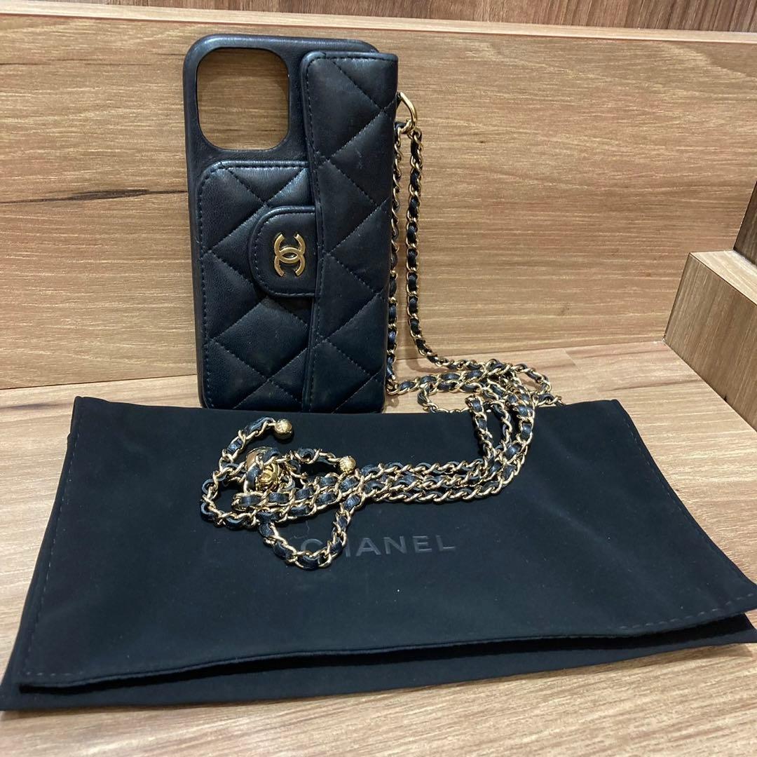 CHANEL シャネル マトラッセ ラムスキン iPhoneケース レディース