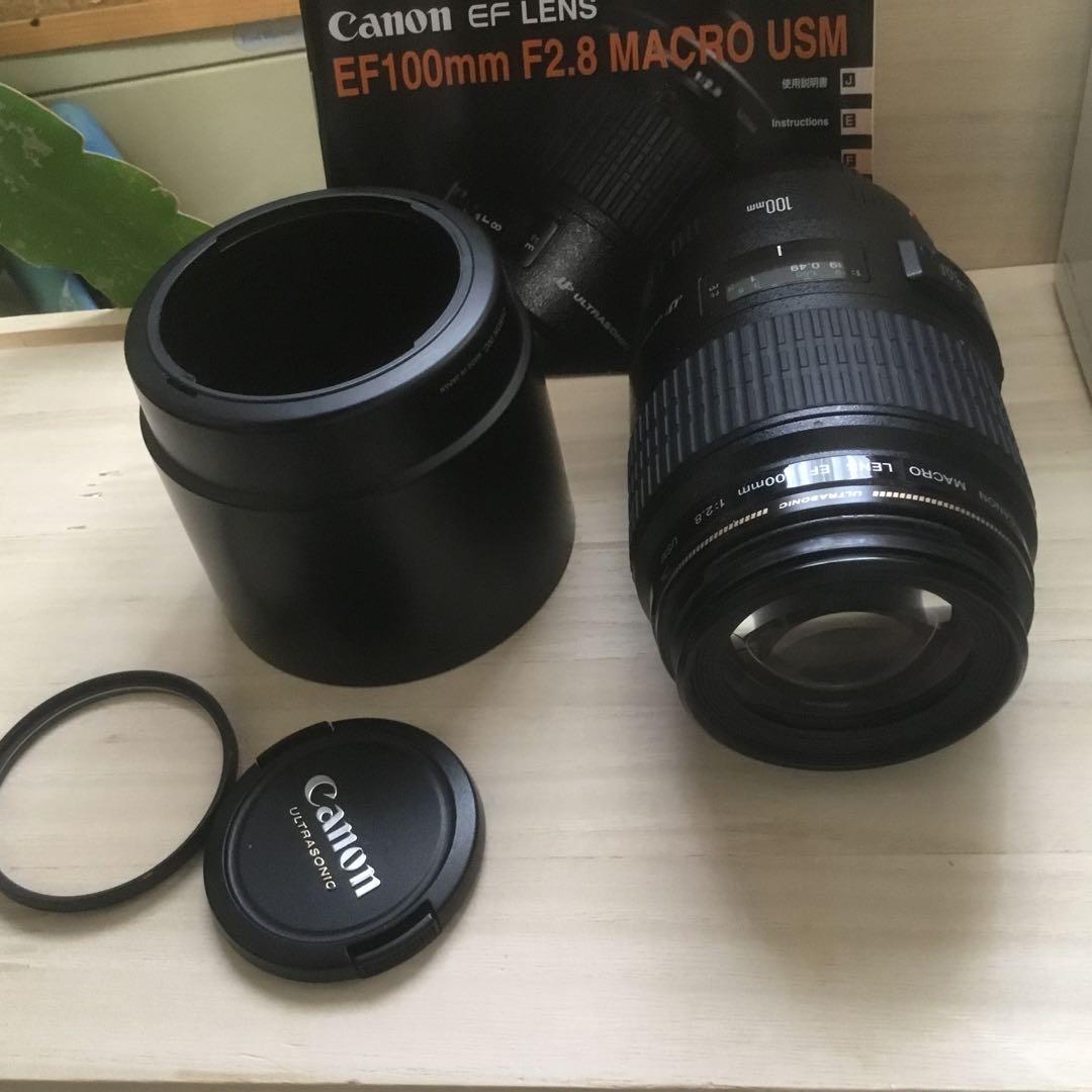 Canon EF100mm f2.8 Macro USM 動作確認済