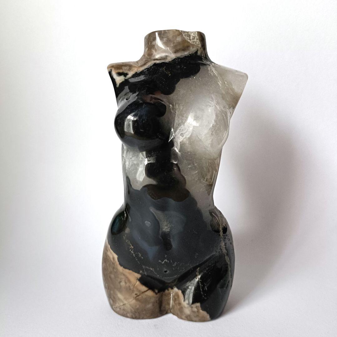 BIG　ボルケーノアゲート　火山瑪瑙　女体　モデル　裸婦像　天然石　置物