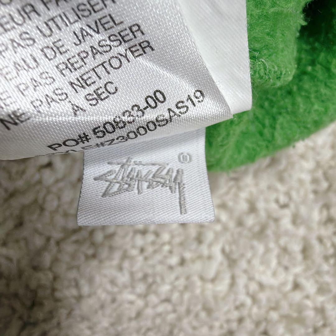 極美品✨stussy ショーンフォント バックプリント グリーン トレーナー M