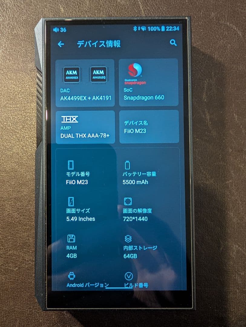 【12/3まで期間限定値下げ】FIIO M23 ポータブルハイレゾDAP