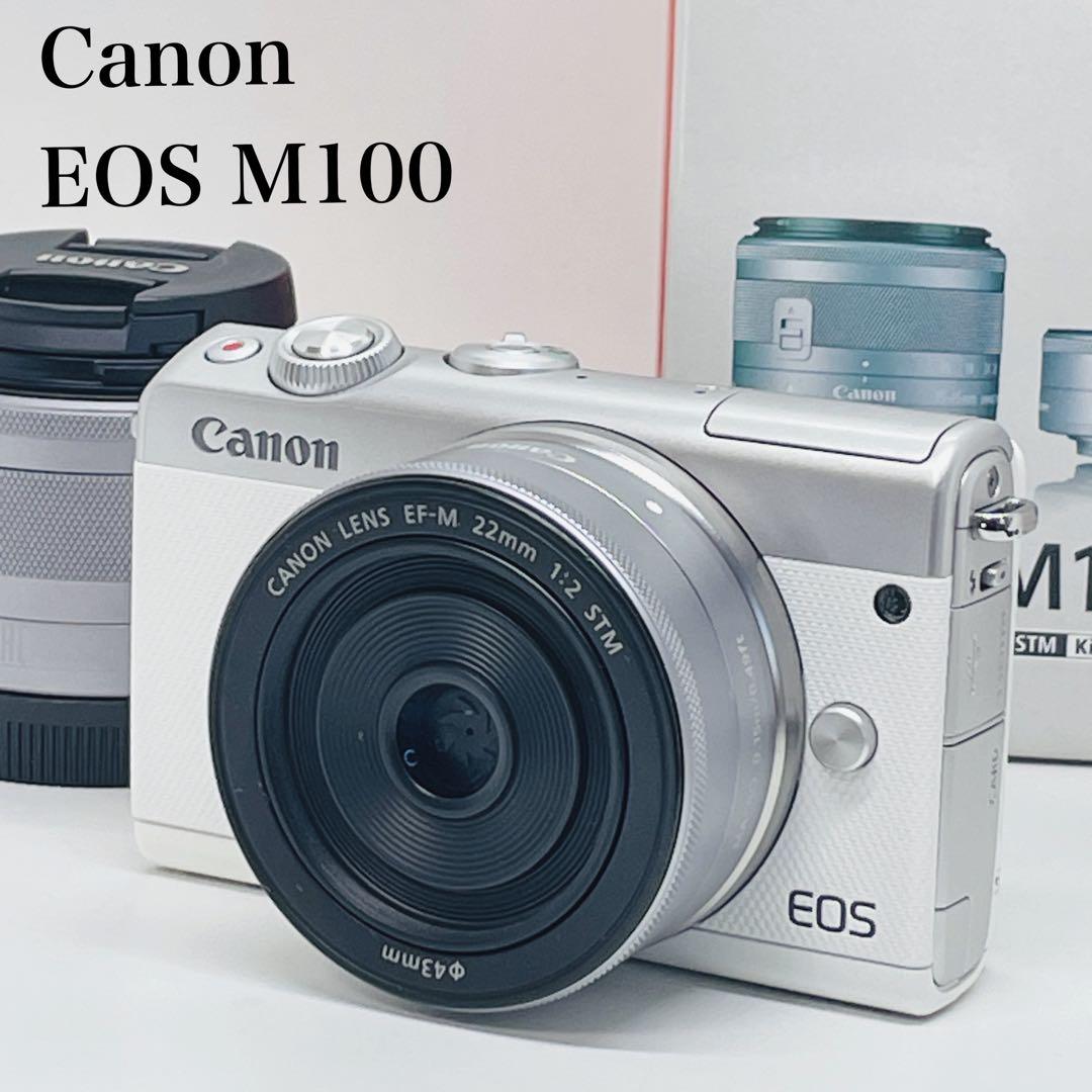 Canon ミラーレス一眼カメラカメラ　EOS M100 ダブルレンズセット